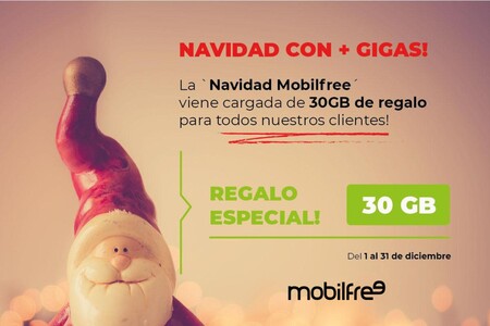 Mobilfree regala 30 GB a todos sus clientes por navidad y estrena tarifa móvil