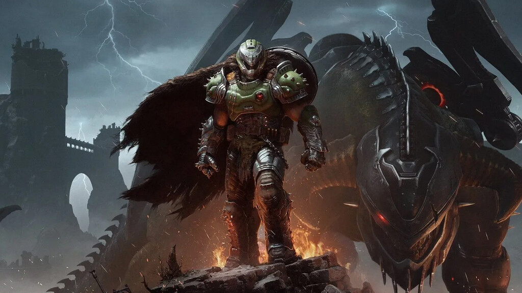 He descubierto que la maldita BFG de DOOM: The Dark Ages iba a ser algo muy diferente a la ballesta guapísima que tenemos ahora He descubierto que la maldita BFG de DOOM: The Dark Ages iba a ser algo muy diferente a la ballesta guapísima que tenemos ahora