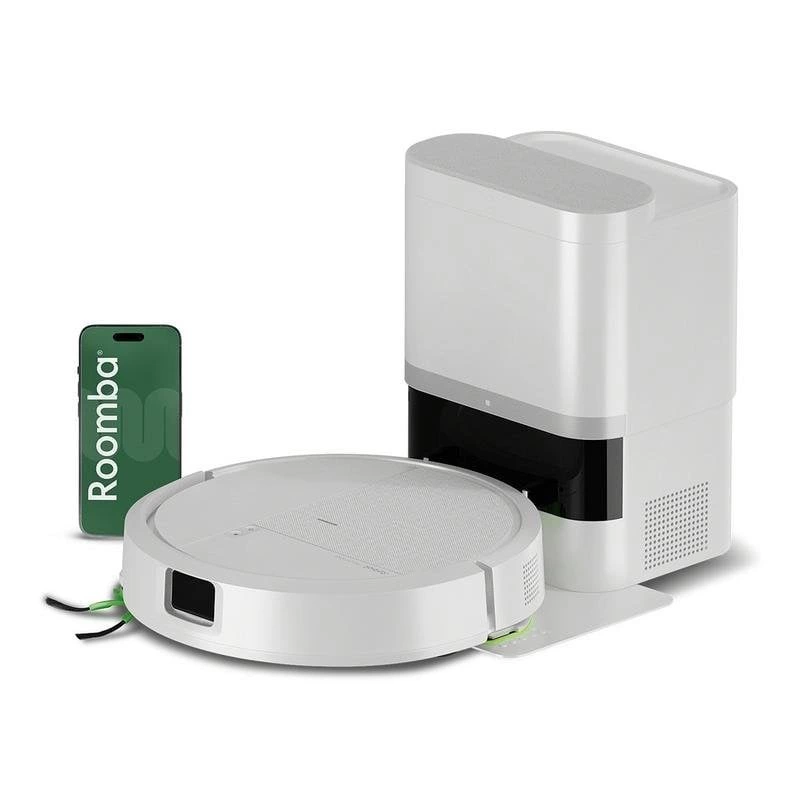 Robot Aspirador y Fregasuelos iRobot 115 Combo + Autovaciado Mapeo Wi-Fi 250 min Autonomía