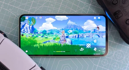 teléfono Samsung con juego