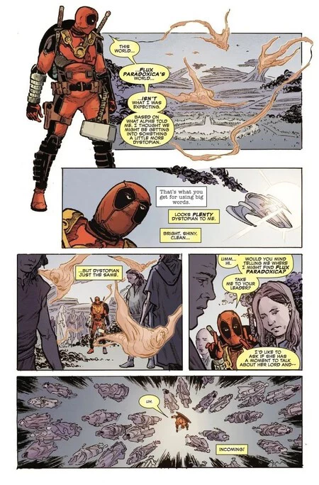 Wade Wilson Arrives In Flux Para Wade Wilson Arrives In Flux Para