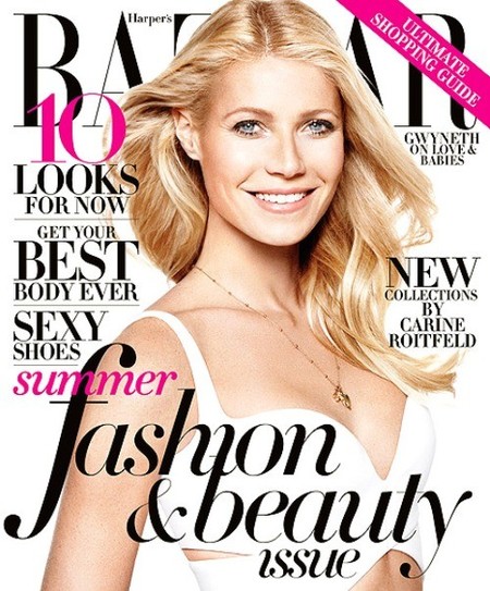 Gwyneth Paltrow o como sonreir hasta el infinito para Harper's Bazaar