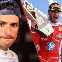 Carlos Sainz sobre Lewis Hamilton: "Tienes un coche que no te va y eres un manco. Luego vas a un equipo que te gusta y pareces Dios"
