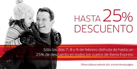 Iberia Express lanza una oferta de hasta un 25 % de descuento en sus reservas hoy y mañana