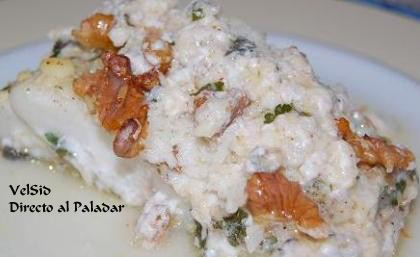 Bacalao con leche de coco y nueces
