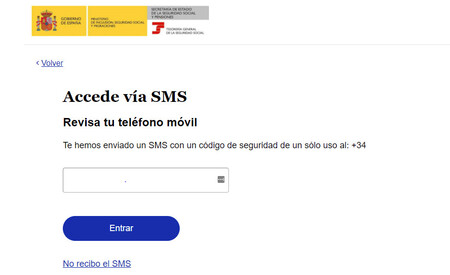 Codigo Sms Seguridad Social