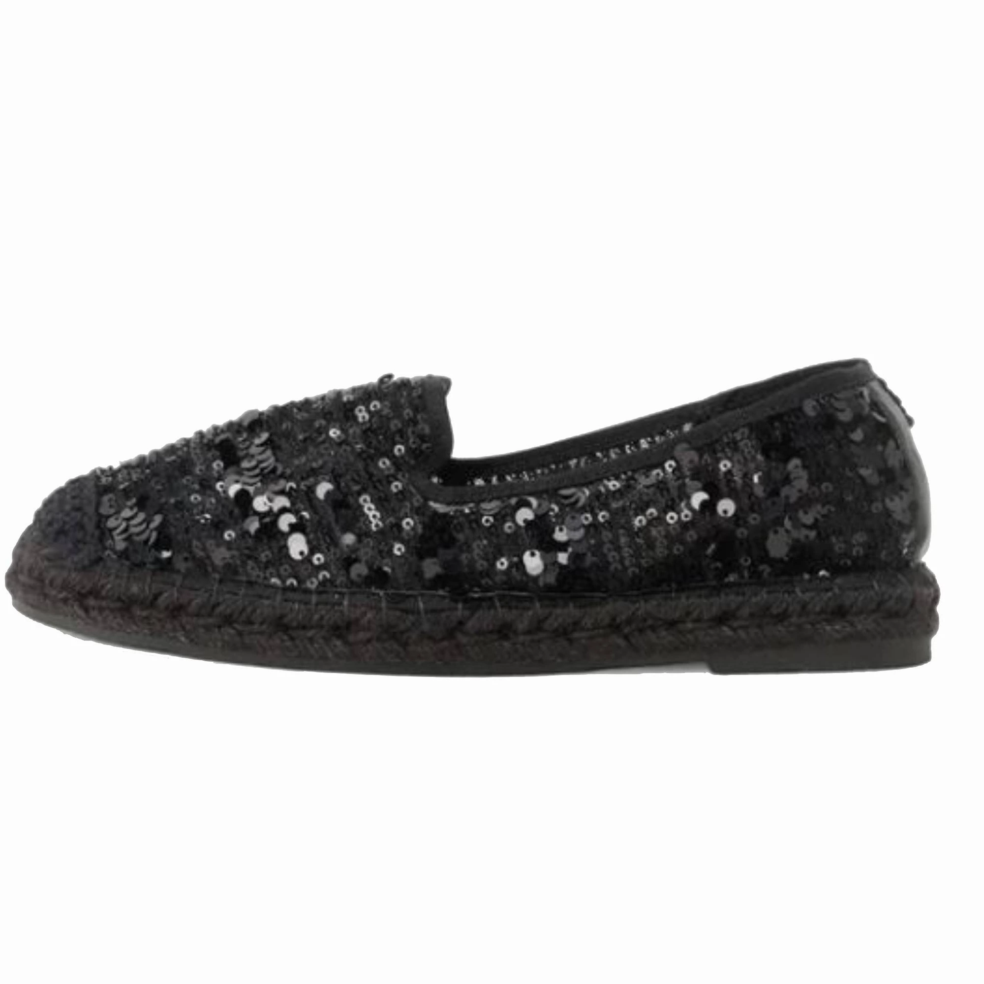 Anna Field
Alpargatas de lentejuelas en color negro