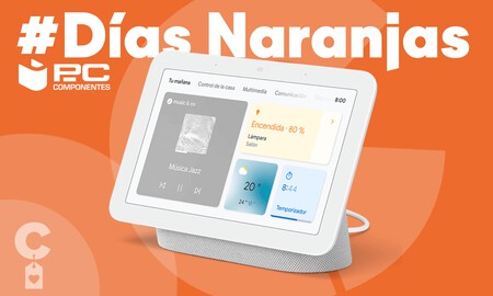 Todavía estás a tiempo: la pantalla inteligente Google Nest Hub puede ser tuya por 69 euros en los Días Naranjas de PcComponentes