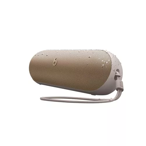 Beats Pill - Altavoz Bluetooth inalámbrico y Cargador portátil Mediante USB-C, hasta 24 Horas de autonomía, Resistencia al Agua IP67, Compatible con Apple y Android, micrófono Integrado – Champán