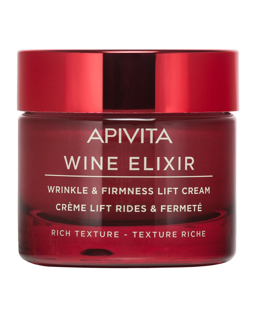 Crema de día Wine Elixir Rica 50 ml Apivita