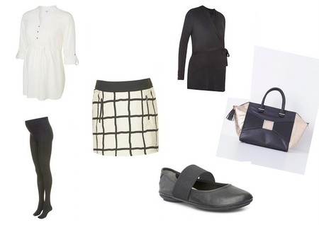 look premamá para ir a trabajar