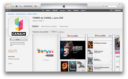 Yomvi desactiva la salida de televisión de su aplicación para iPhone y iPad