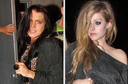 Avril Lavigne y Lindsay Lohan la lían en un restaurante