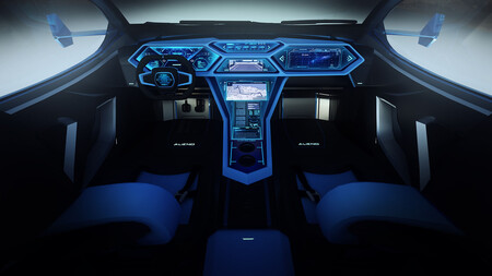 Alieno Arcanum: el supercoche eléctrico de los 5.000 CV reaparece con un interior digno de una nave espacial