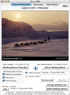 Pic-a-POD: Actualiza automáticamente tu fondo desde 4 webs distintas