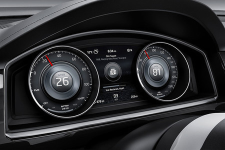 VW CrossBlue Coupé Concept, panel de instrumentos