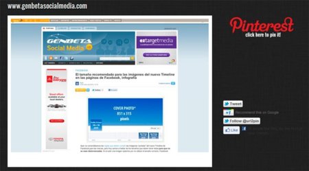 Url2pin, publica en Pinterest la captura de una web de manera sencilla