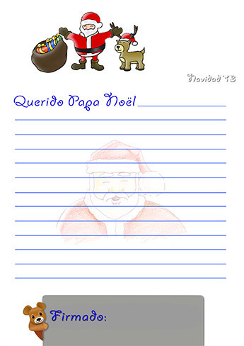 Carta Papa Noel 2013