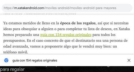 Chrome para Android, pronto con una vista previa para ver a dónde llevan los enlaces