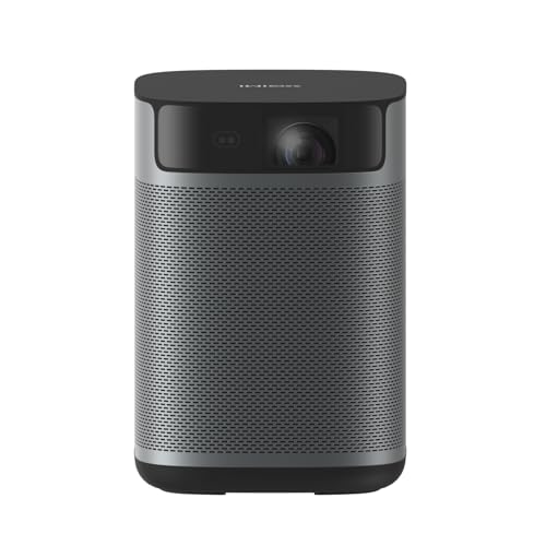XGIMI MoGo 2 Pro (New) 1080P Mini Proyector Portátil, Google TV con Netflix, 430 Lúmenes ISO, Altavoces 2X8W, Soporta 4K, WiFi y Bluetooth, Enfoque Automático, Protección Ocular Inteligente