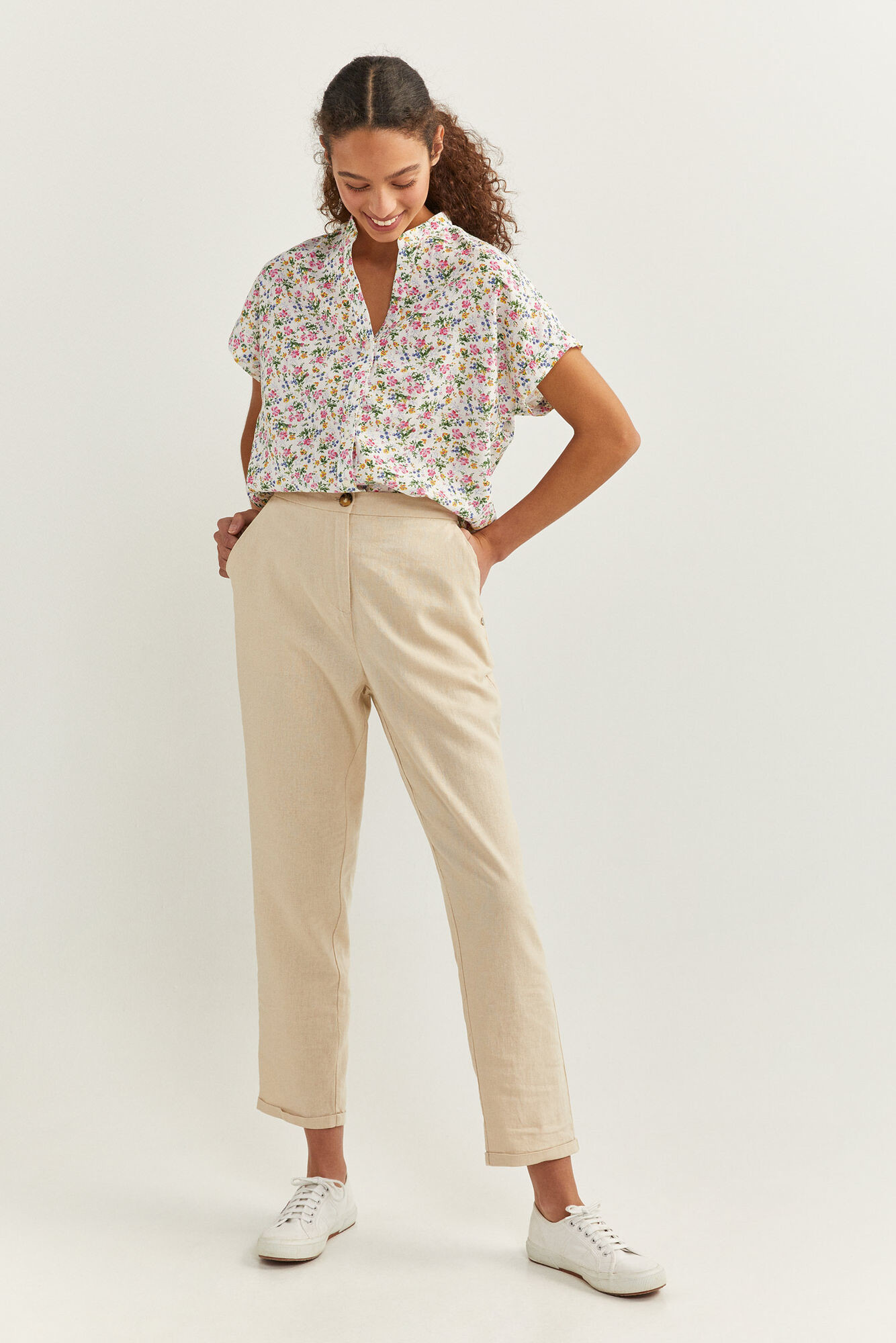 Pantaloni Donna Springfield – Gamba Larga, Elastico In Vita, Morbidi E Comodi