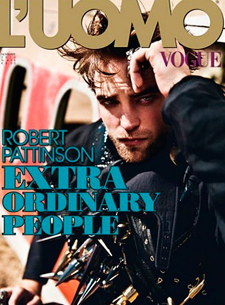 A Robert Pattinson se le corre el rímel en la portada de Vogue