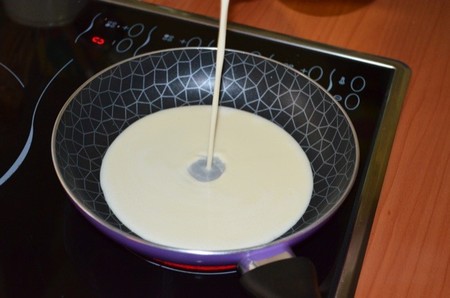 Tortitas con leche de almendra