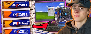 Ele tentou ligar um computador com 56 pilhas AA — veja o resultado por si mesmo 