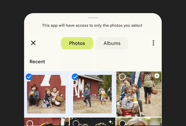 Nuevo Selector Fotos Android 11 13