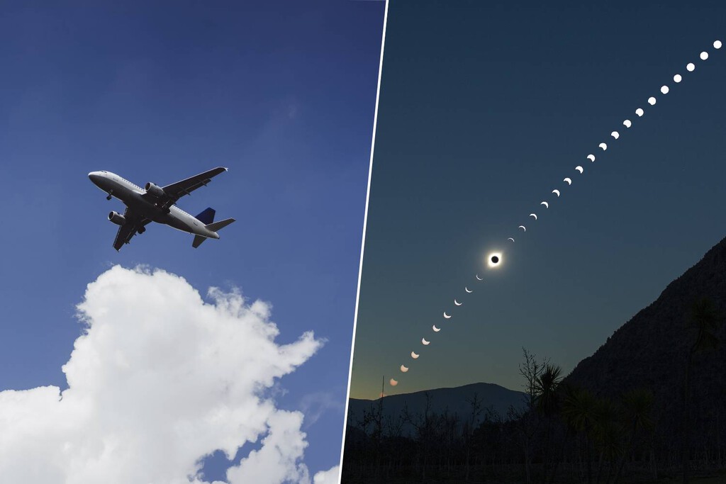 Ya hay compañías aéreas planificando vuelos para ver el eclipse solar desde el aire: ¿merece la pena?