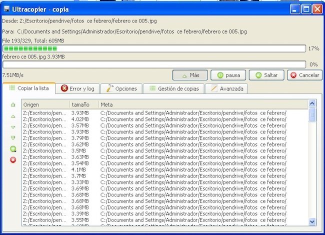 Ultracopier, lo que Windows debería ser