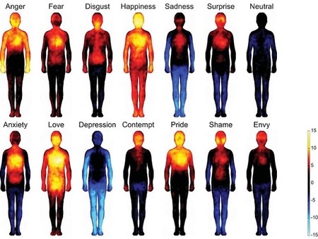 Mapa corporal de las emociones
