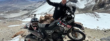 Subir con una Yamaha Ténéré a un volcán de casi 7.000 metros: el nuevo récord Guinness que ha batido un español con su trail