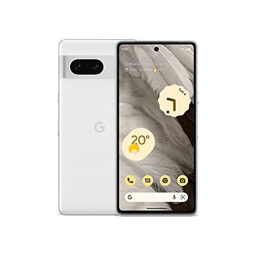 Google Pixel 7: smartphone 5G Android liberado con objetivo gran angular y batería de 24 horas de duración, 128GB, de color nieve