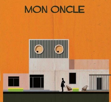 Federico Babina ilustra los edificios de películas emblemáticas en Archicine