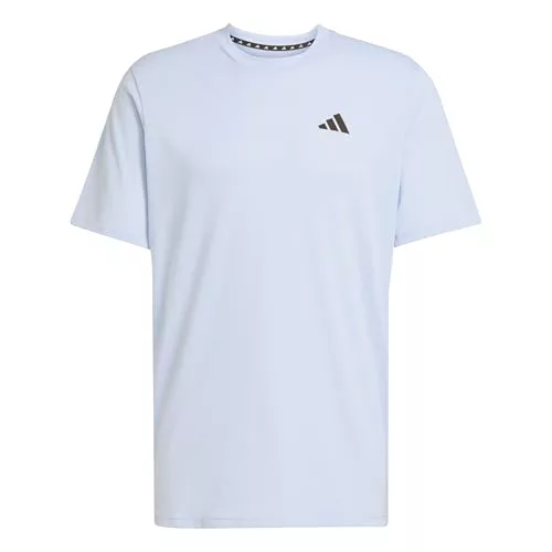 adidas Hombre Train Essentials Feelready Training tee, Glow Blue/Black, XL