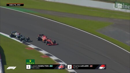 Hamilton Leclerc Silverstone F1 2021