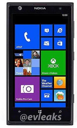 Nokia Lumia 1020 o 909, antes conocido como EOS, nos enseña su frontal