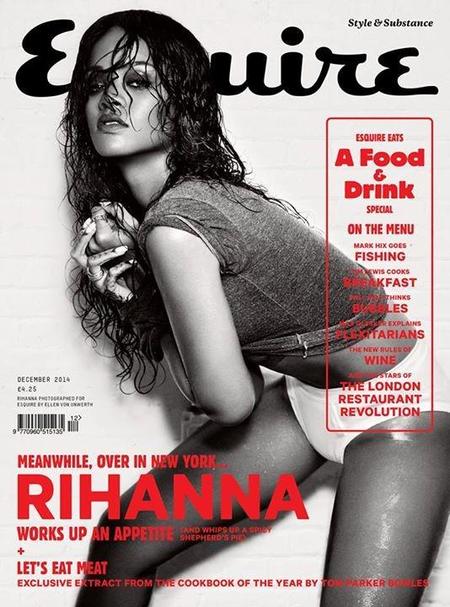 ¡Al rico despelote de Rihanna en Esquire!