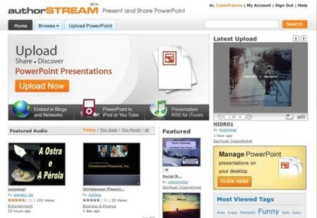 authorSTREAM ahora con soporte para YouTube
