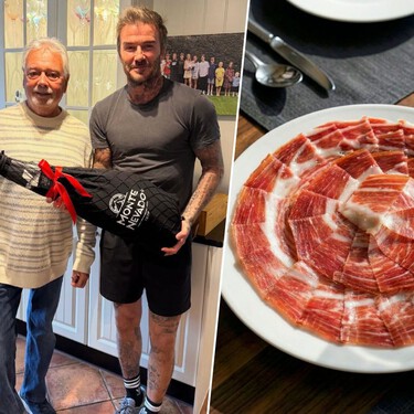 El regalo de David Beckham a su suegro por su cumpleaños: un jamón español de bellota 100% ibérico de más de 650 euros 