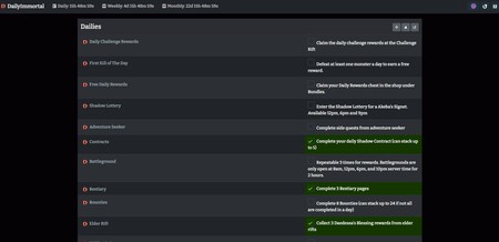 Diablo Immortal Misiones Diarias