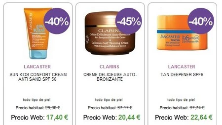 Aprovecha los descuentos mínimos del 25% para cremas solares en perfumerías Juteco 