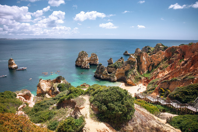 Compañeros de ruta Playa Algarve Portugal