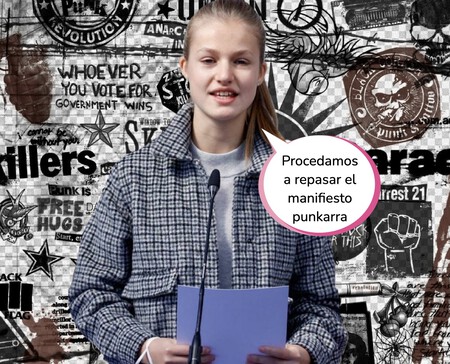 La versión más punkarra de Leonor de Borbón: vuelve del internado pijo-progre con un piercing