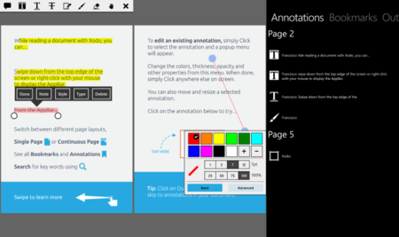 Xodo PDF, una excelente aplicación para tomar notas y editar PDFs en Windows Phone