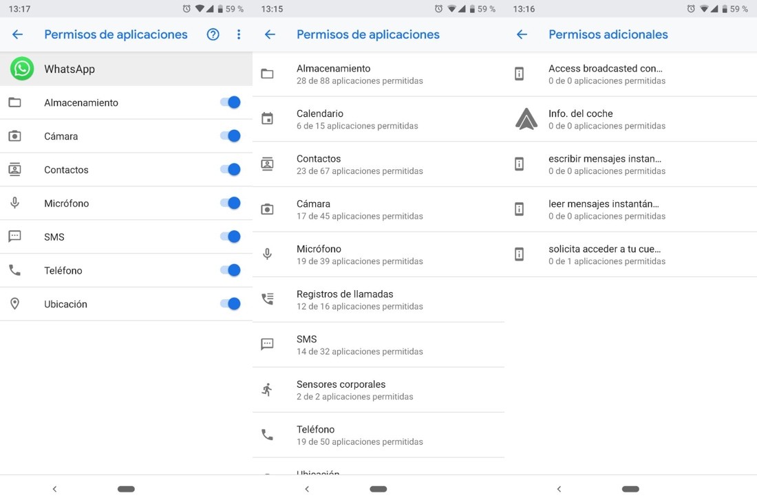 Permisos Android
