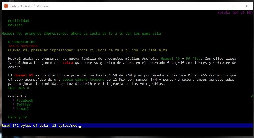 Así es usar la consola Bash de Ubuntu en Windows 10