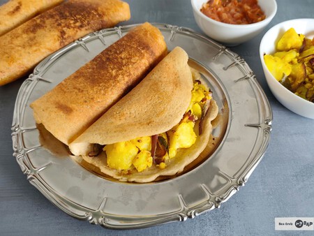 Masala Dosa, la dosa rellena más famosa del sur de la India