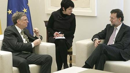 Bill Gates es recibido por Rajoy en La Moncloa para hablar del recorte en Desarrollo